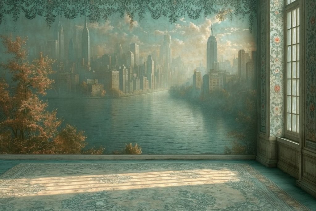 Les subtilités entre le papier peint classique et le papier peint panoramique