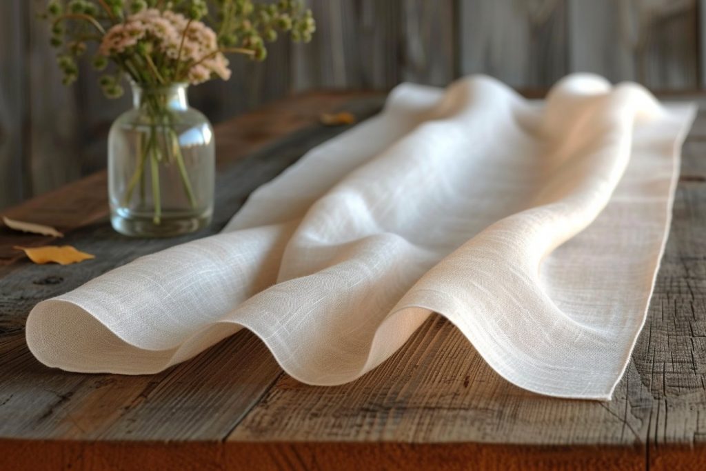 La beauté naturelle et simple des chemins de table en lin