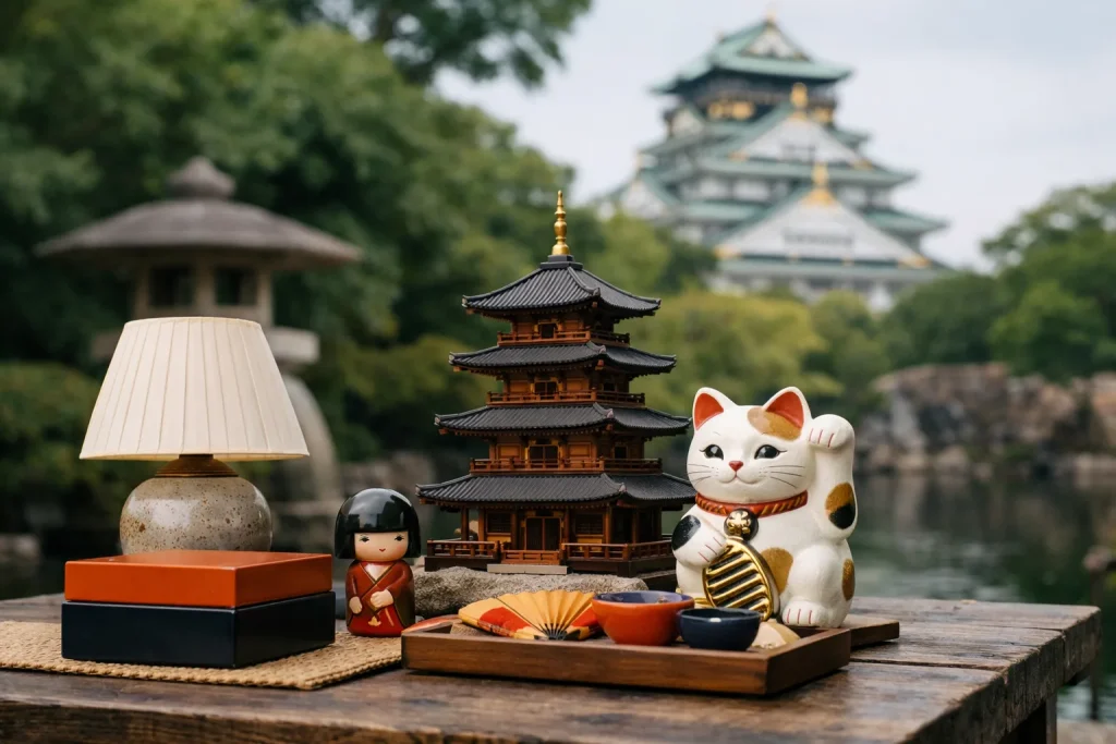 Design intérieur à Osaka et boutiques de meubles pour objets souvenirs