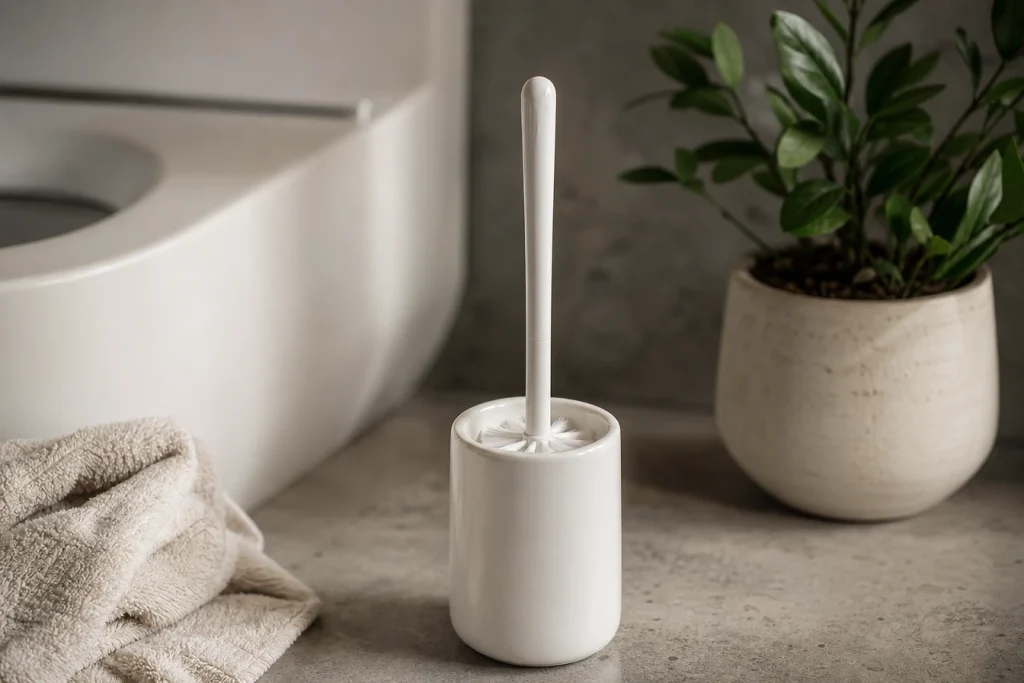 Brosse de toilette blanche : un classique toujours élégant dans la salle de bain