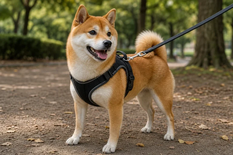 Maîtriser les escapades de son shiba inu : pourquoi choisir un harnais anti-traction adapté ?